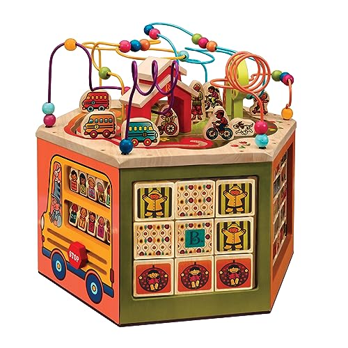 B. Toys Wooden Activity Cube - Youniversity
