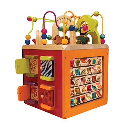 B. Toys Wooden Activity Cube - Zany Zoo