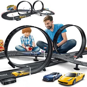 Electric Car Race Track Toy