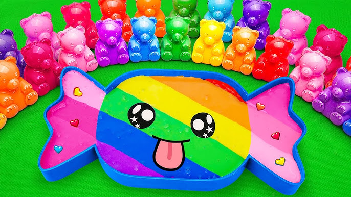 How to Make Colored Clay Slime Toy Diy