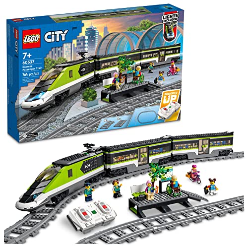 Lego City Express Passenger Train Toy Rc Lights Set 60337