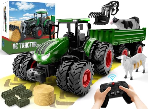 Remote Control Tractor Trailer Toys