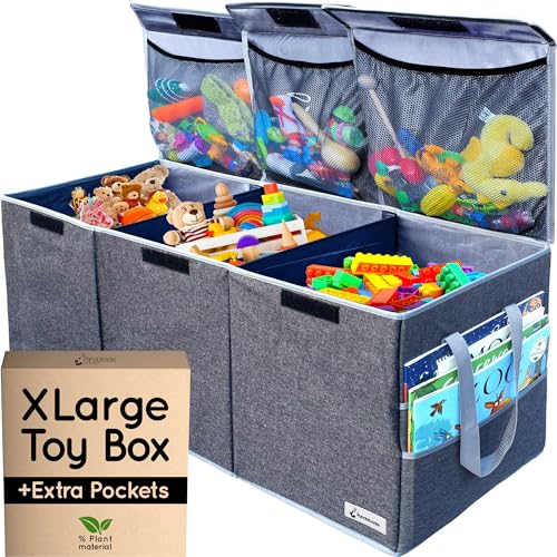 Toy Box With Compartments